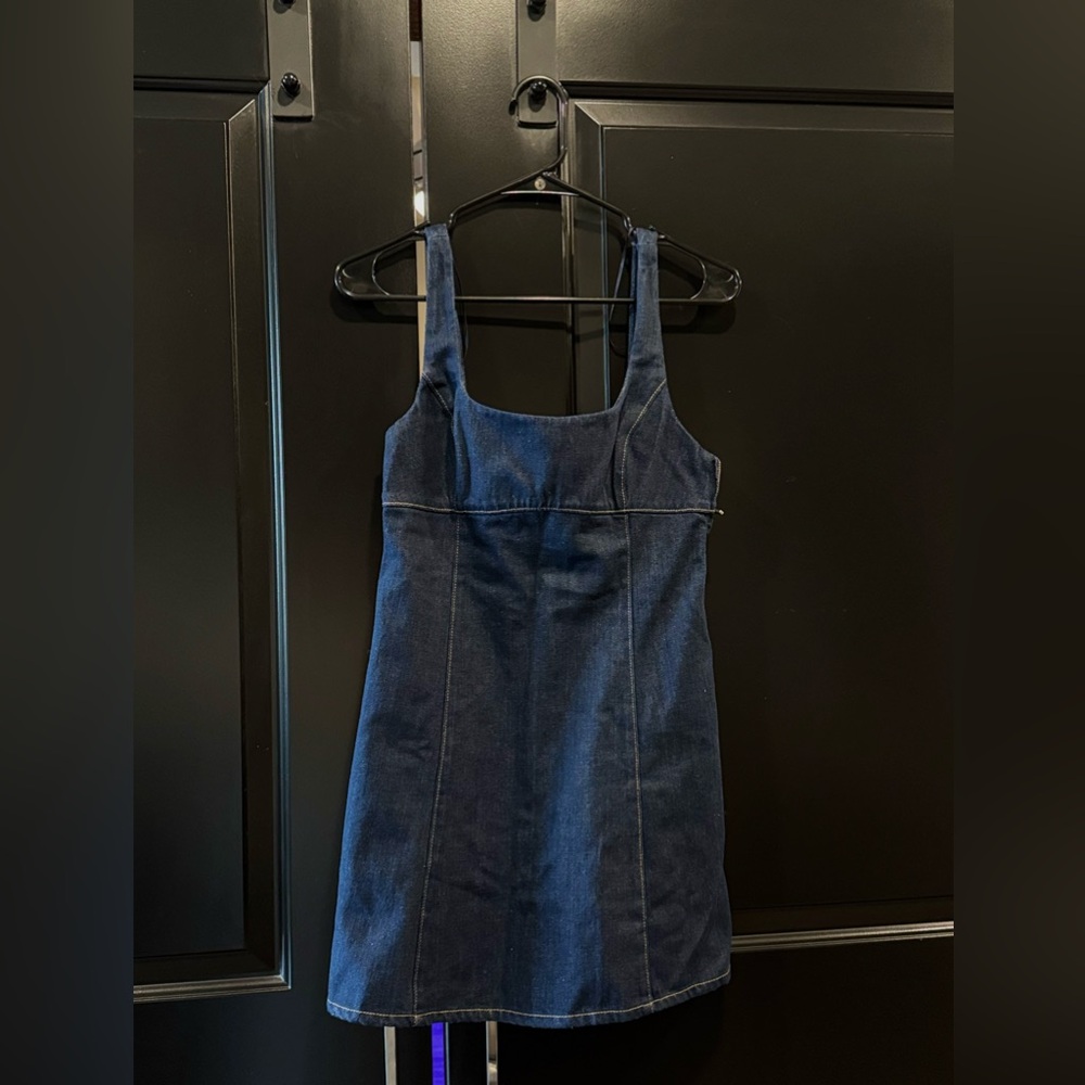 Zara Blue Denim Dress